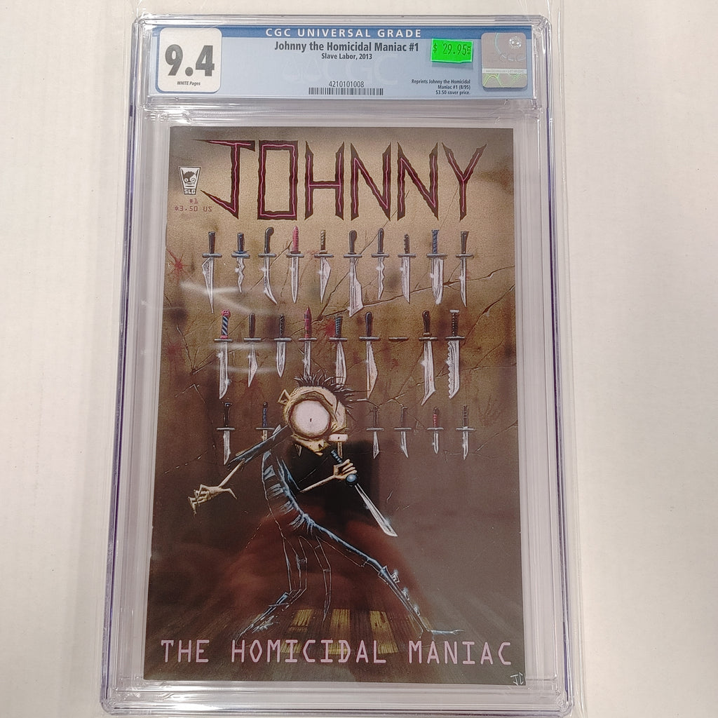 Johnny the Homicidal Maniac #1 CGC 9.4 – L.A. Mood Comics and Games
