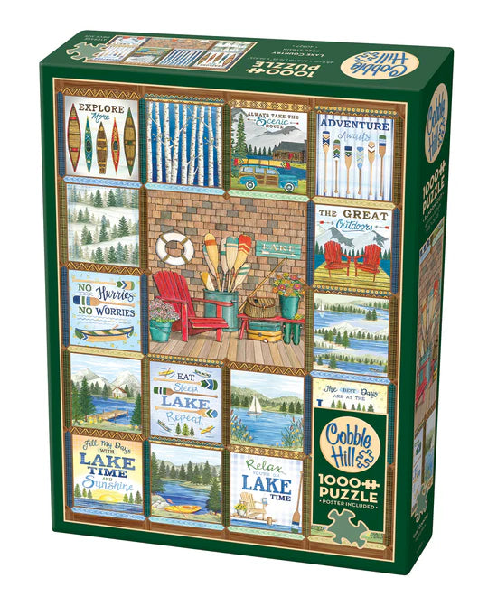 Puzzle 1000pc - Lake Country | L.A. Mood Comics and Games