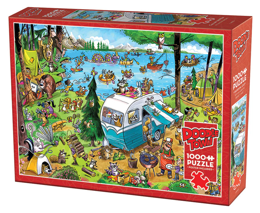 DoodleTown: Call of the Wild | 1000 Piece | L.A. Mood Comics and Games
