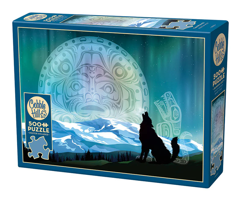 Puzzle Two Wolves | 500 Piece | L.A. Mood Comics and Games