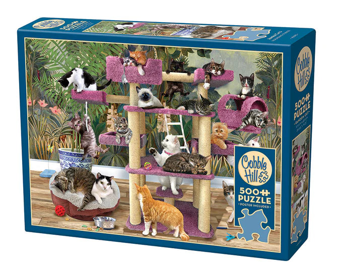 Puzzle 500 Jungle Cats | L.A. Mood Comics and Games