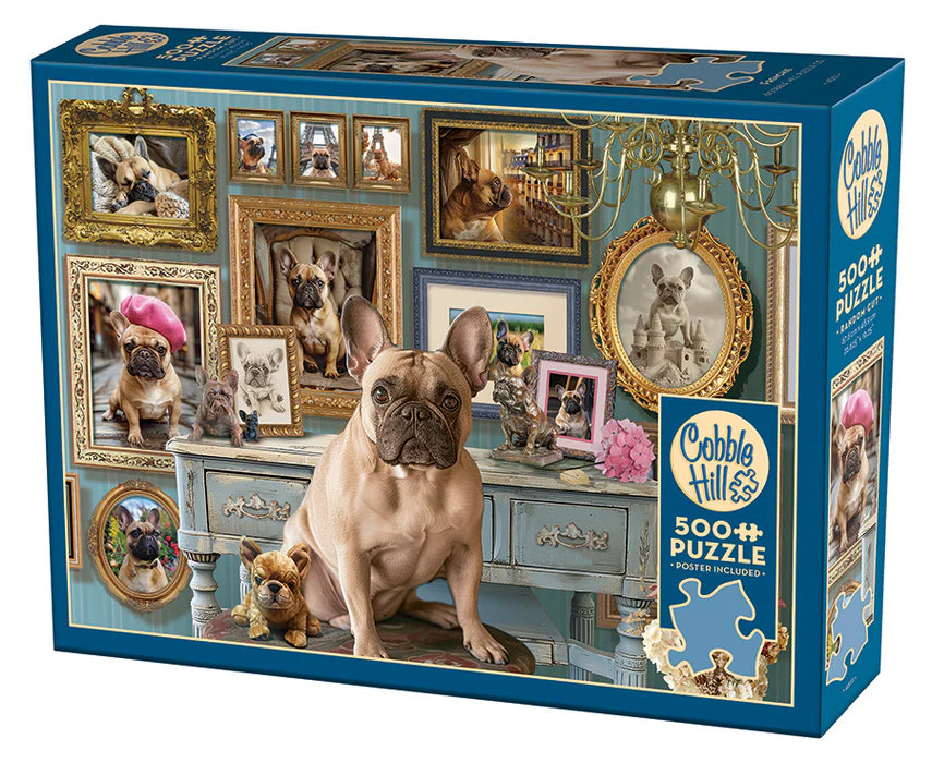 Puzzle 500pc Frenchie | L.A. Mood Comics and Games