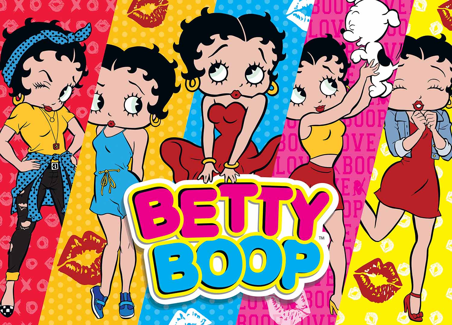 Puzzle: 1000pc Betty Boop Strikes a Pose | L.A. Mood Comics and Games