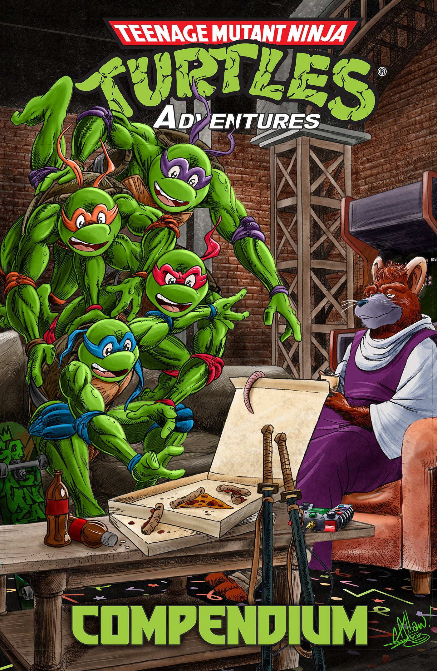 Teenage Mutant Ninja Turtles Adventures Compendium, Volume. 1 | L.A. Mood Comics and Games
