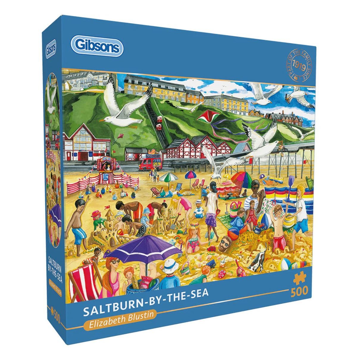 Puzzle - 500 pcs - Saltburn-by-the-Sea | L.A. Mood Comics and Games