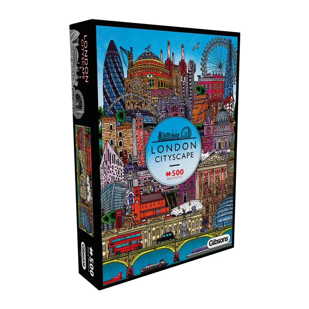 Puzzle - 500 pcs - London Cityscape | L.A. Mood Comics and Games