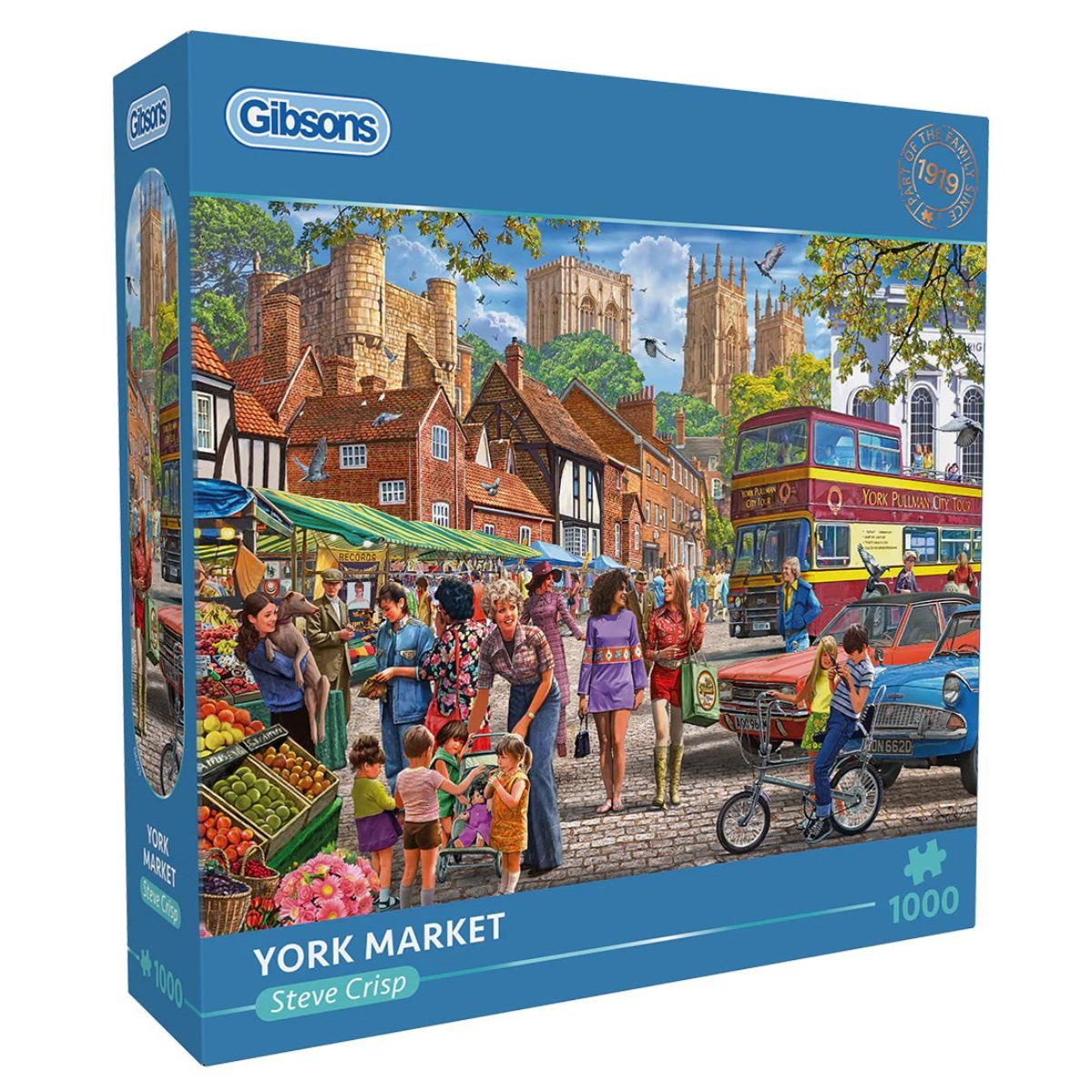 Puzzle 1000pc - York Market | L.A. Mood Comics and Games