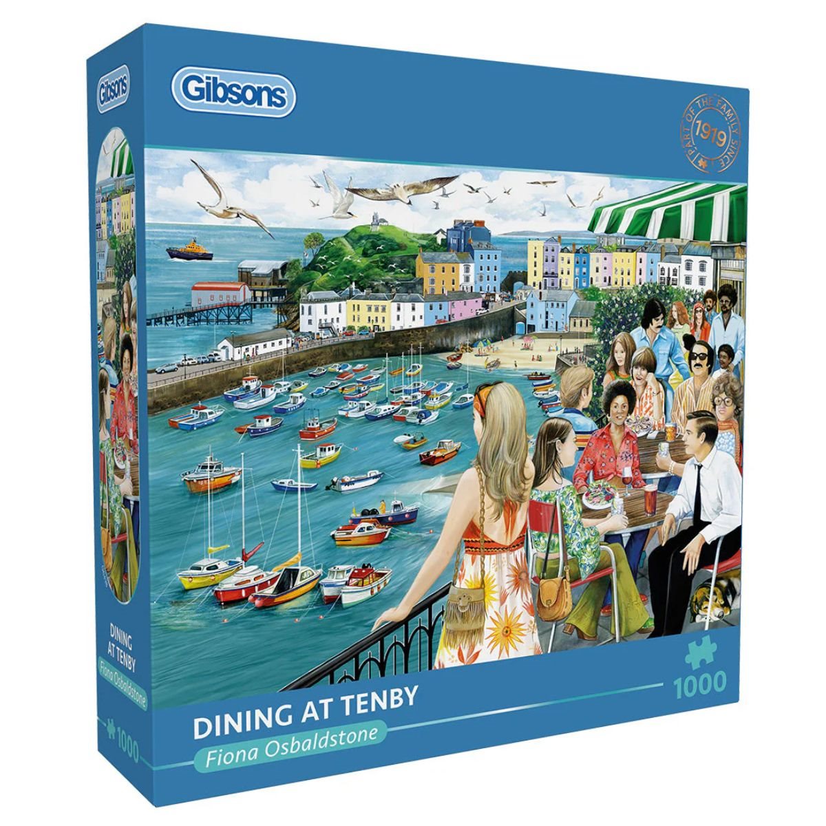 Puzzle 1000pc - Dining At Tenby | L.A. Mood Comics and Games