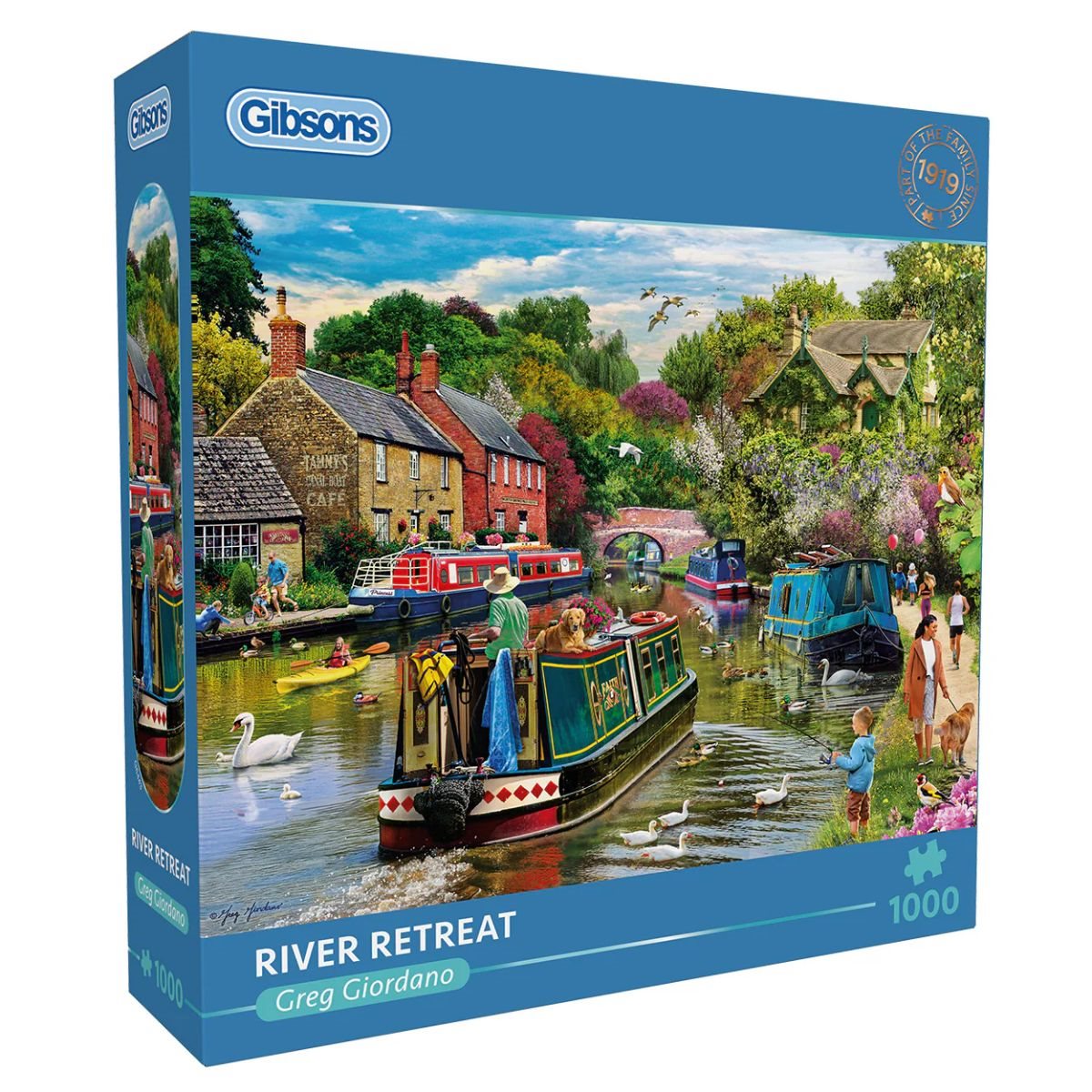 Puzzle 1000pc - River Retreat | L.A. Mood Comics and Games
