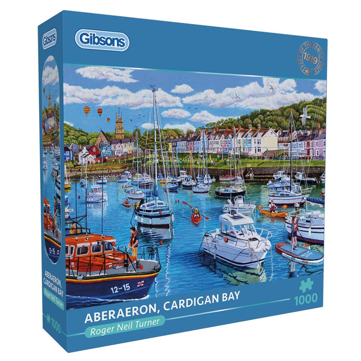 Puzzle 1000pc - Aberaeron, Cardigan Bay | L.A. Mood Comics and Games