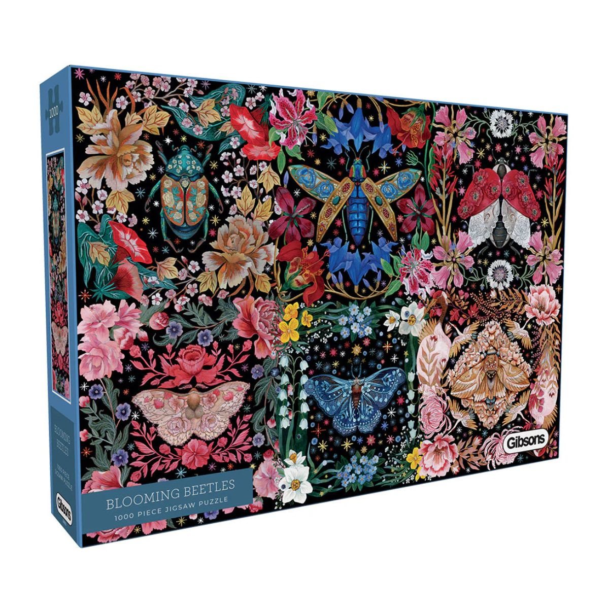 Puzzle 1000pc - Blooming Beetles | L.A. Mood Comics and Games