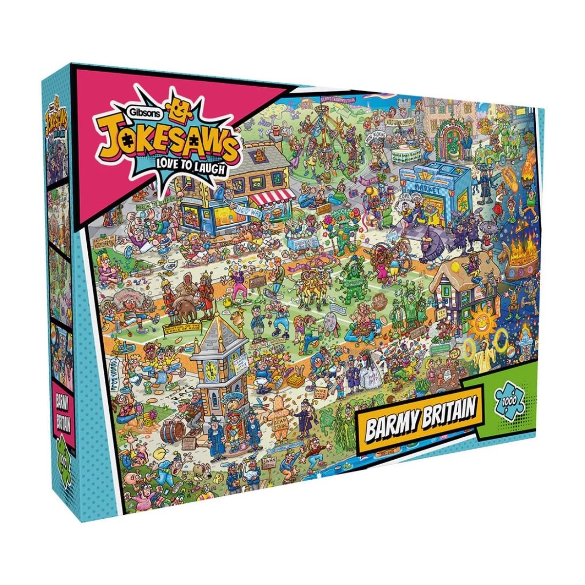 Puzzle 1000pc - Jokesaws: Barmy Britain | L.A. Mood Comics and Games