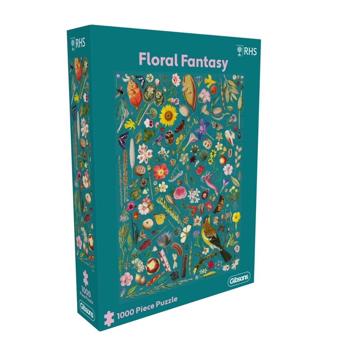Puzzle 1000pc - Floral Fantasy | L.A. Mood Comics and Games