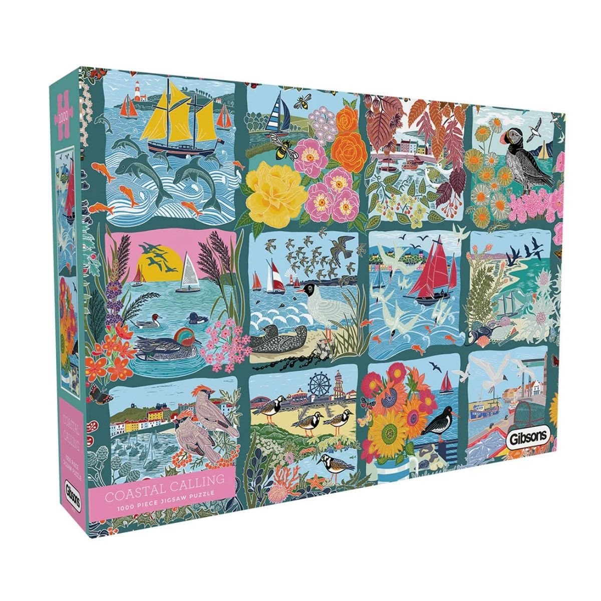 Puzzle 1000pc - Coastal Calling | L.A. Mood Comics and Games