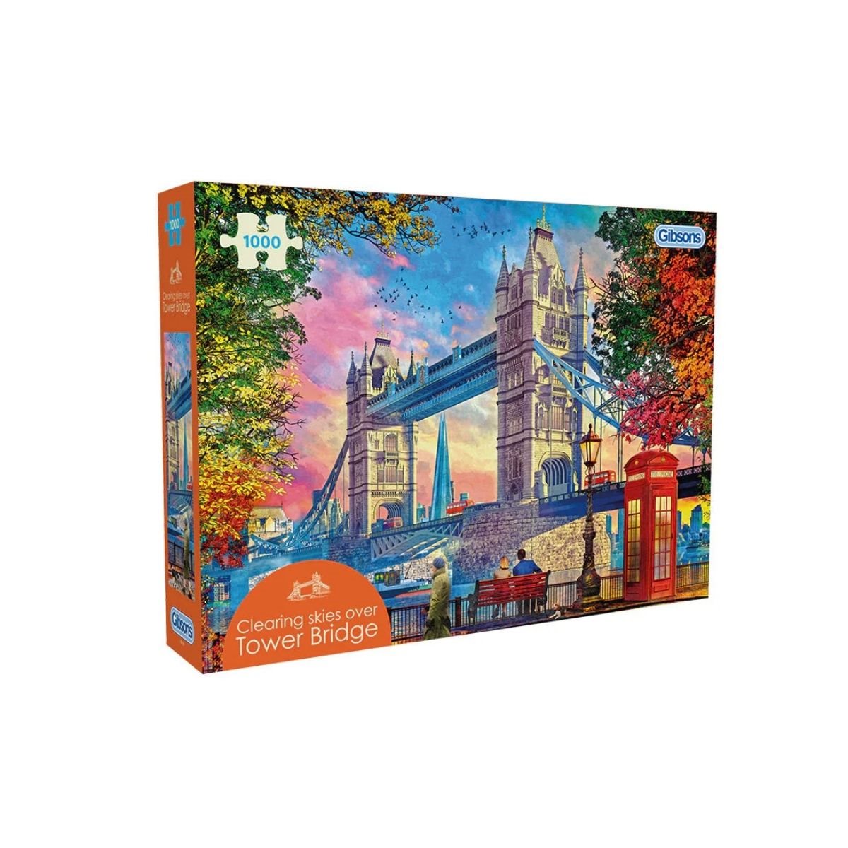 Puzzle 1000pc - Clearing Skies Over Tower Bridge | L.A. Mood Comics and Games