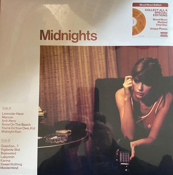 Taylor Swift - Midnights (Blood Moon Vinyl) | L.A. Mood Comics and Games
