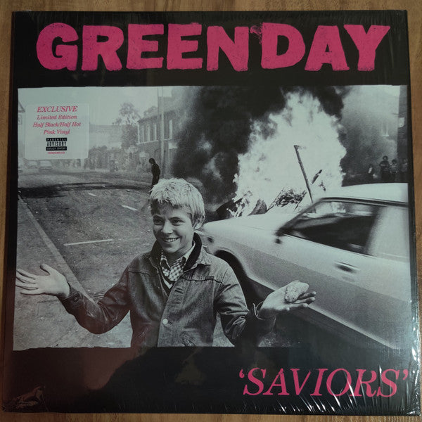 Green Day - Saviors (Black & Pink Vinyl) | L.A. Mood Comics and Games
