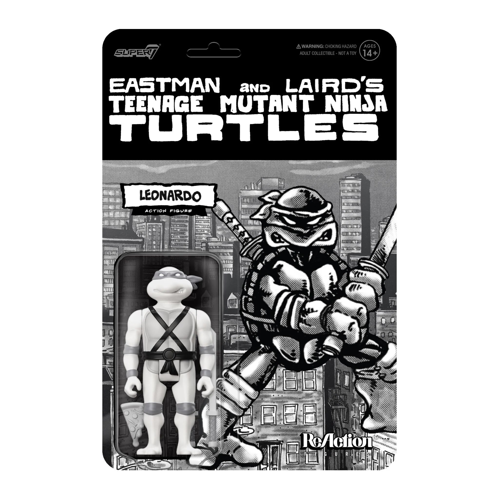 TMNT Reaction WV9 Leonardo (Comic Grayscale) | L.A. Mood Comics and Games