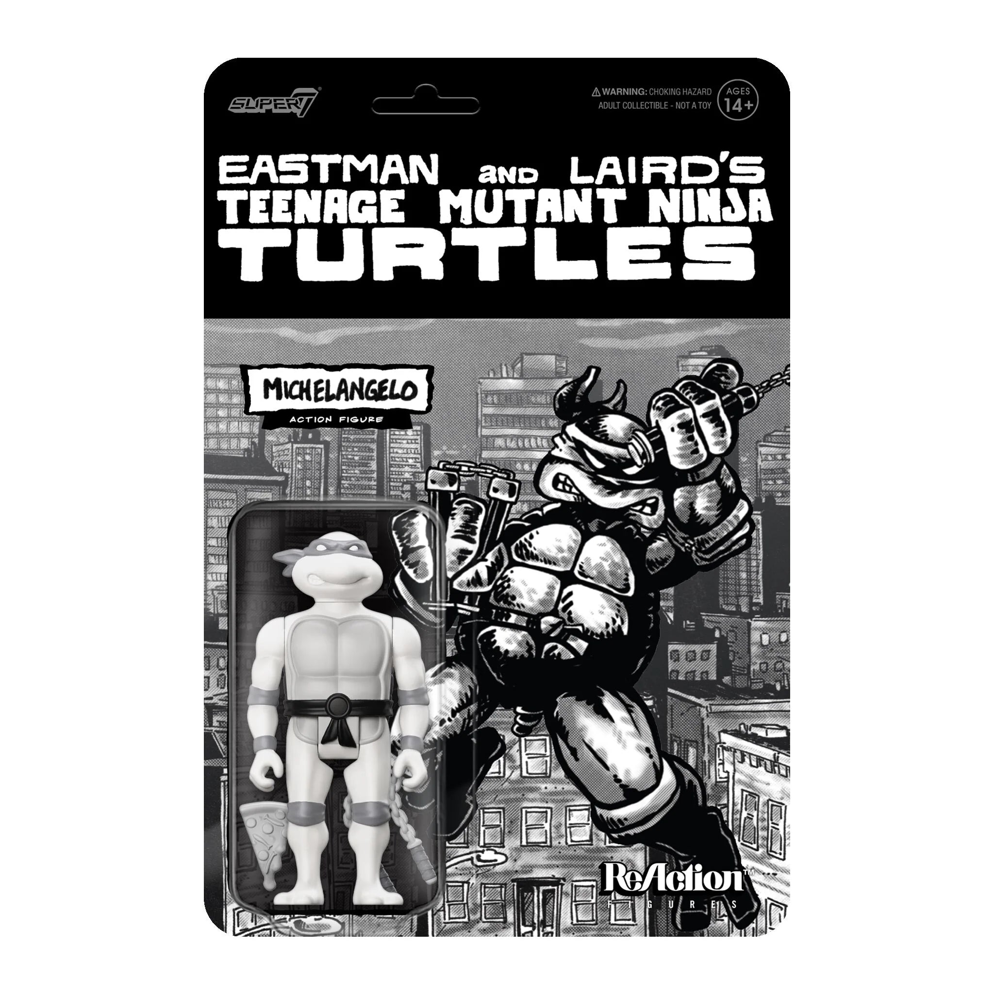 TMNT Reaction WV9 Michaelangelo (Comic Grayscale) | L.A. Mood Comics and Games