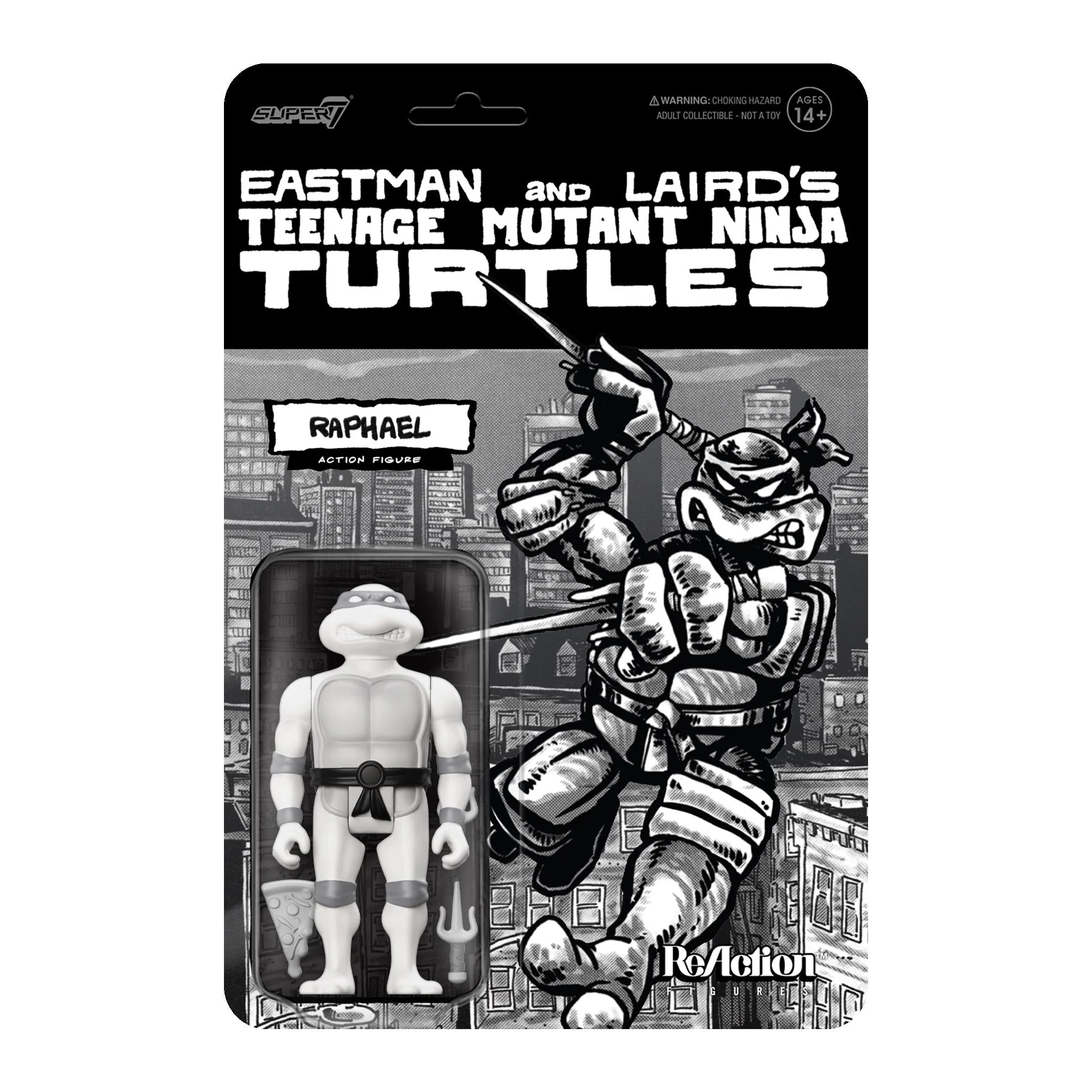 TMNT Reaction WV9 Raphael (Comic Grayscale) | L.A. Mood Comics and Games