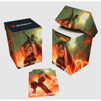 Deck Box: Magic: The Gathering - Final Fantasy: Cloud, Ex-Soldier (100 ct) | L.A. Mood Comics and Games