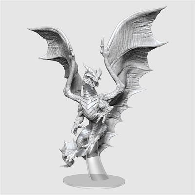 DND ICONS: ADULT COPPER DRAGON (UNPAINTED) | L.A. Mood Comics and Games