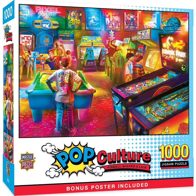 Puzzle 1000pc - Pinball Wizard's Lair | L.A. Mood Comics and Games