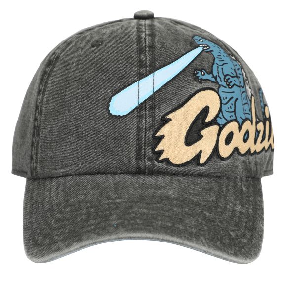 GODZILLA - Pigment Dyed Embroidered Dad Hat | L.A. Mood Comics and Games