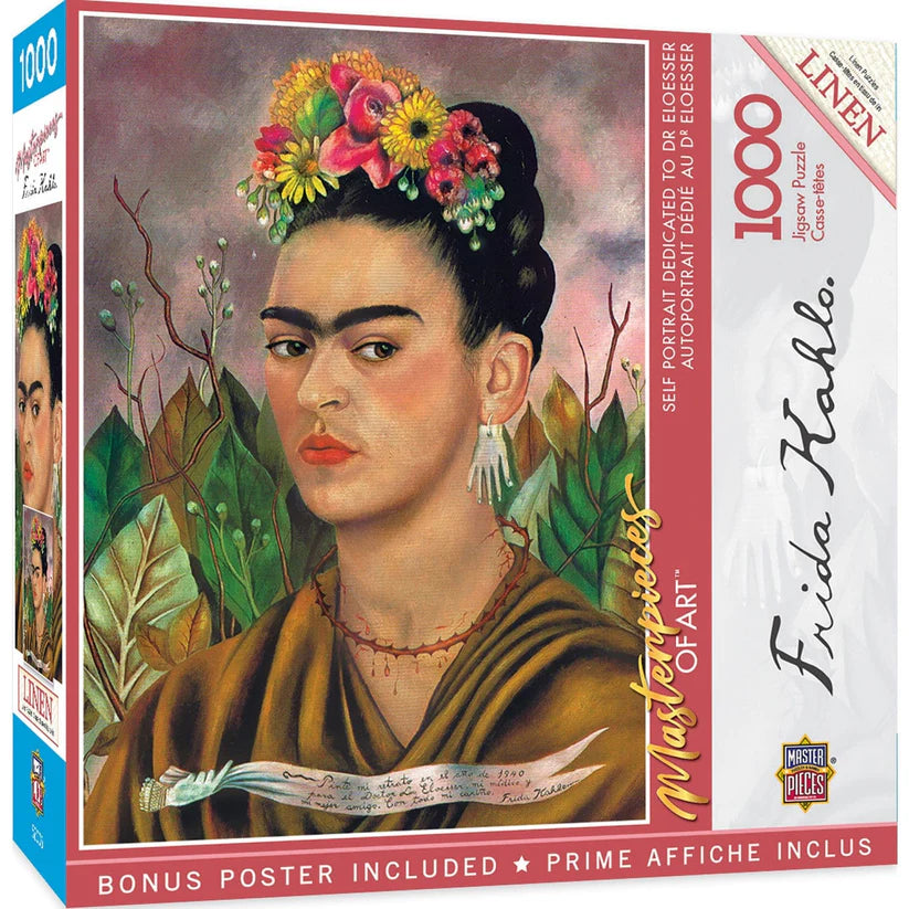 Puzzle 1000pc - MasterPieces of Art: Frida Kahio | L.A. Mood Comics and Games