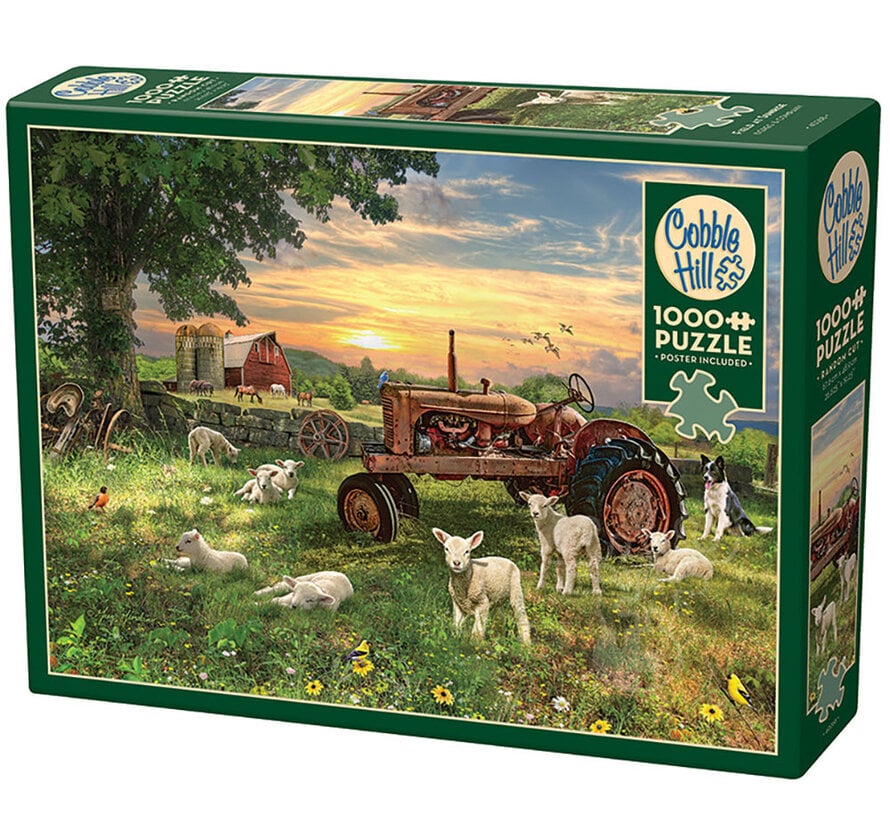 Puzzle 1000pc - Field at Sunrise | L.A. Mood Comics and Games