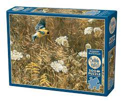 Puzzle - 500pc Queen Anne's Lace and American Goldfinch | L.A. Mood Comics and Games