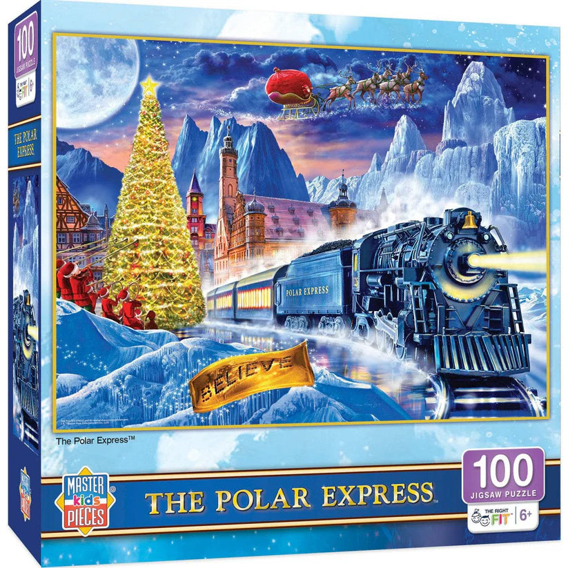 Puzzle 100pc - The Polar Express | L.A. Mood Comics and Games