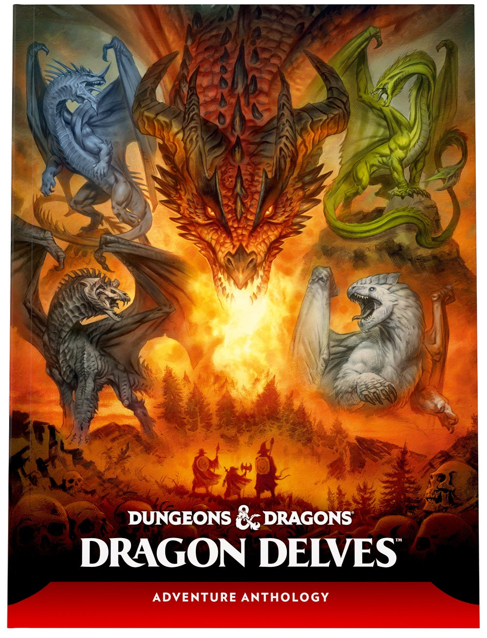 DND RPG DRAGON DELVES AN ADVENTURE ANTHOLOGY HC | L.A. Mood Comics and Games