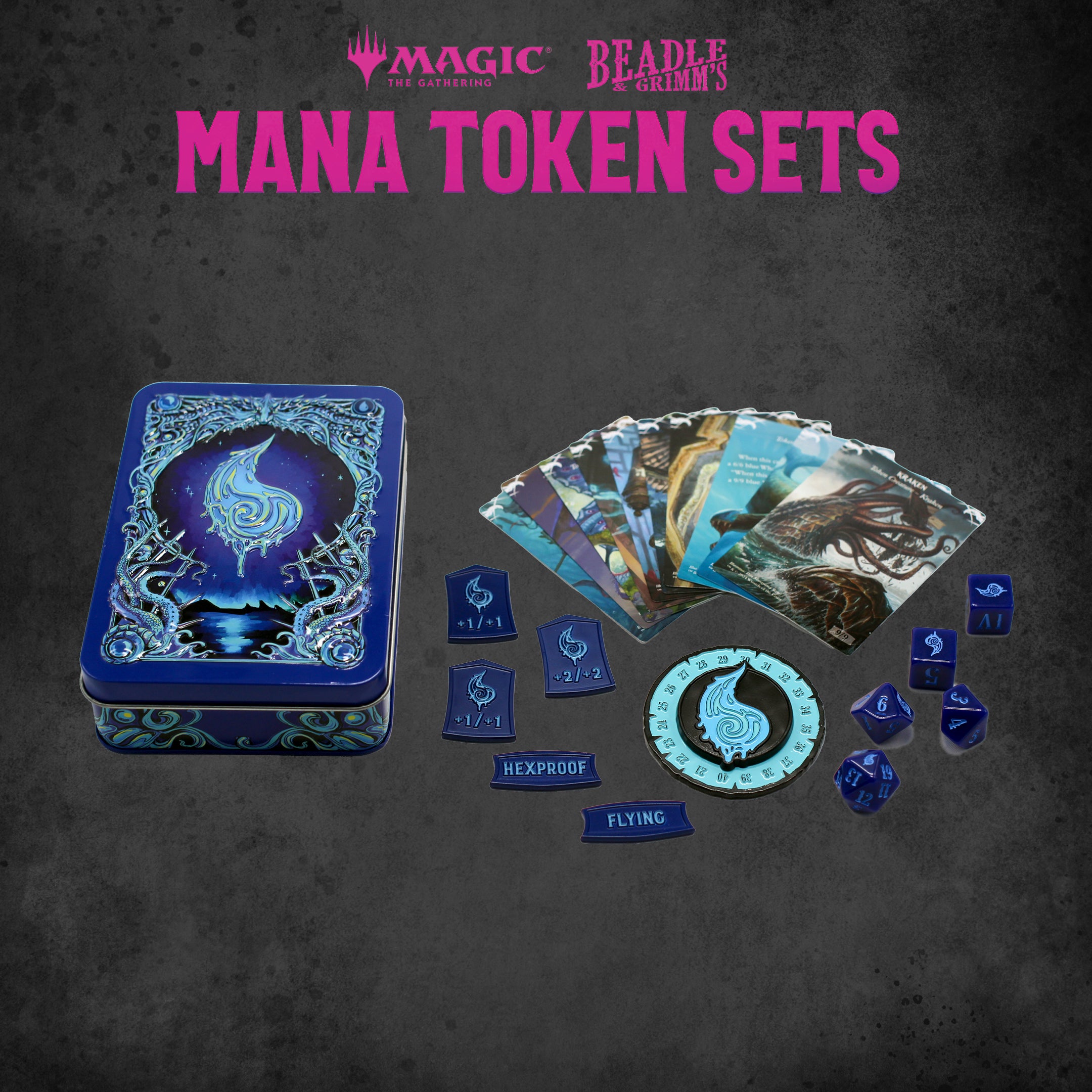 BEADLE & GRIMM'S MTG MANA TOKEN SET BLUE | L.A. Mood Comics and Games