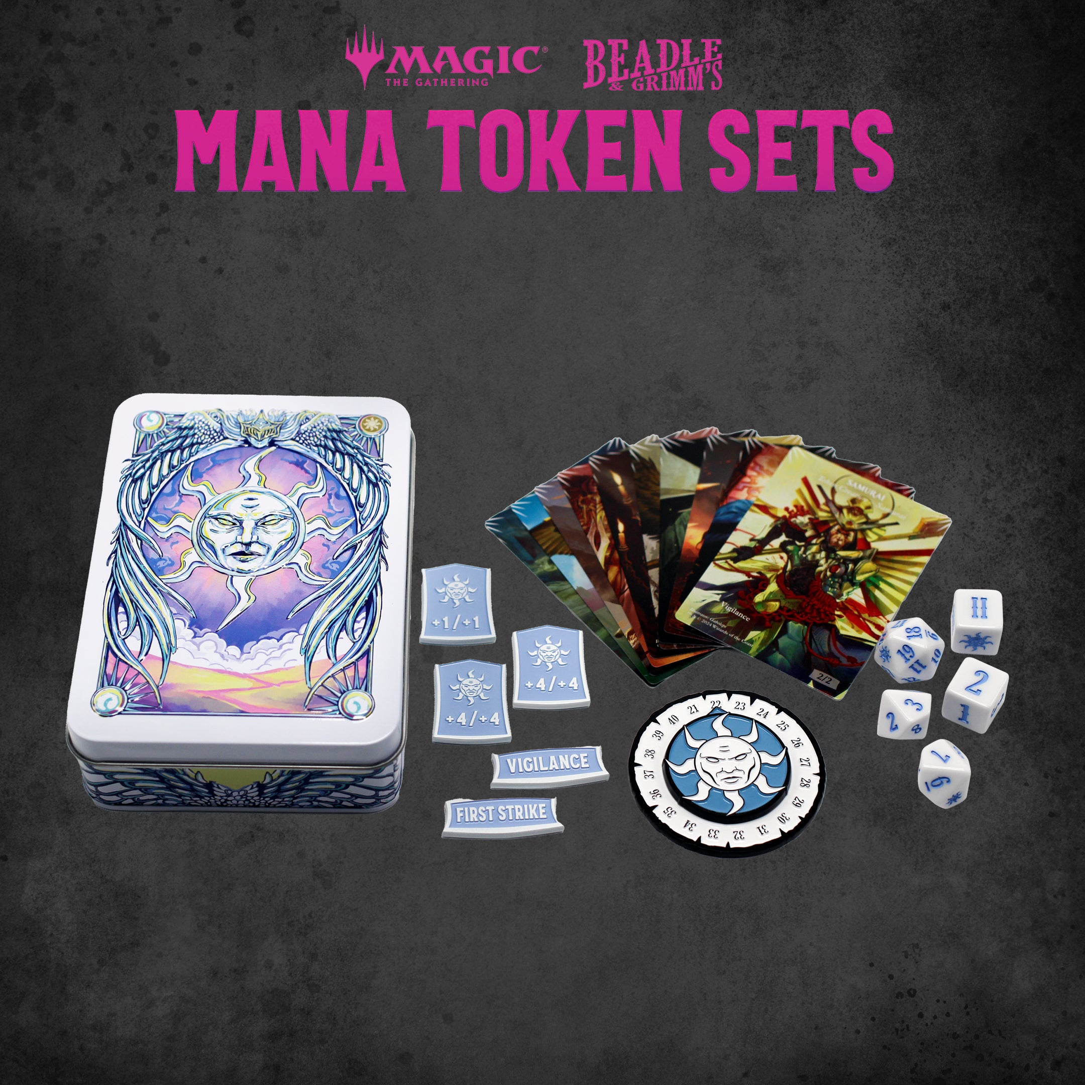 BEADLE & GRIMM'S MTG MANA TOKEN SET WHITE | L.A. Mood Comics and Games