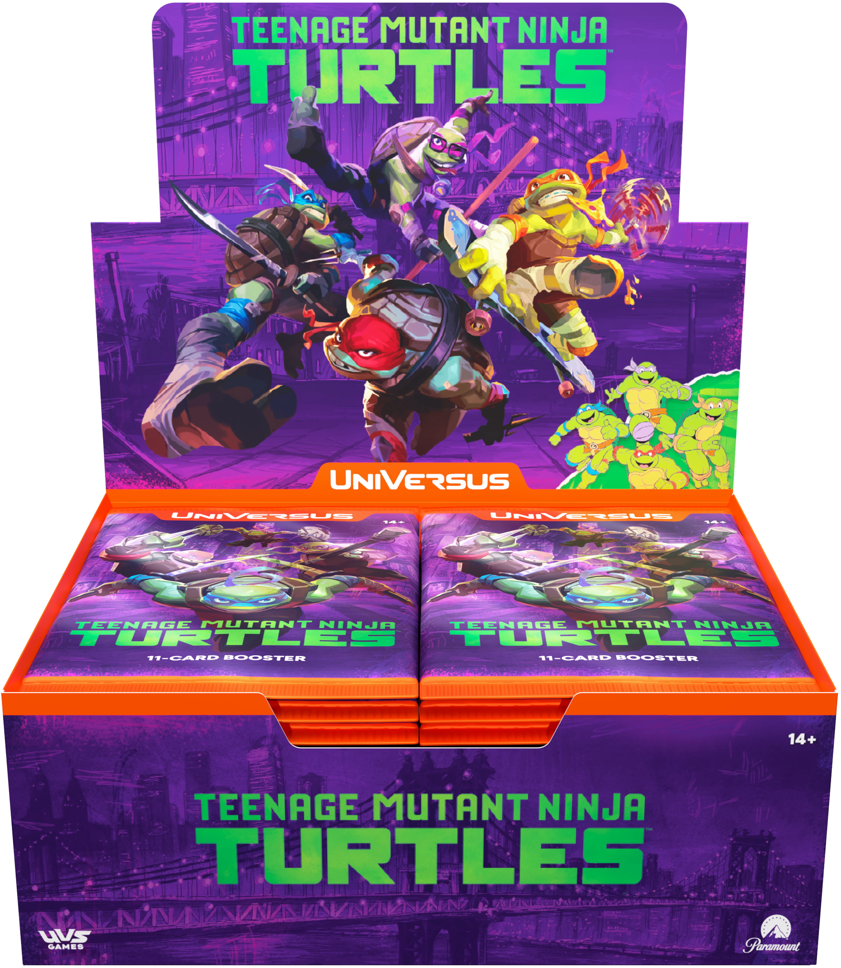 TEENAGE MUTANT NINJA TURTLES BOOSTER DISPLAY | L.A. Mood Comics and Games