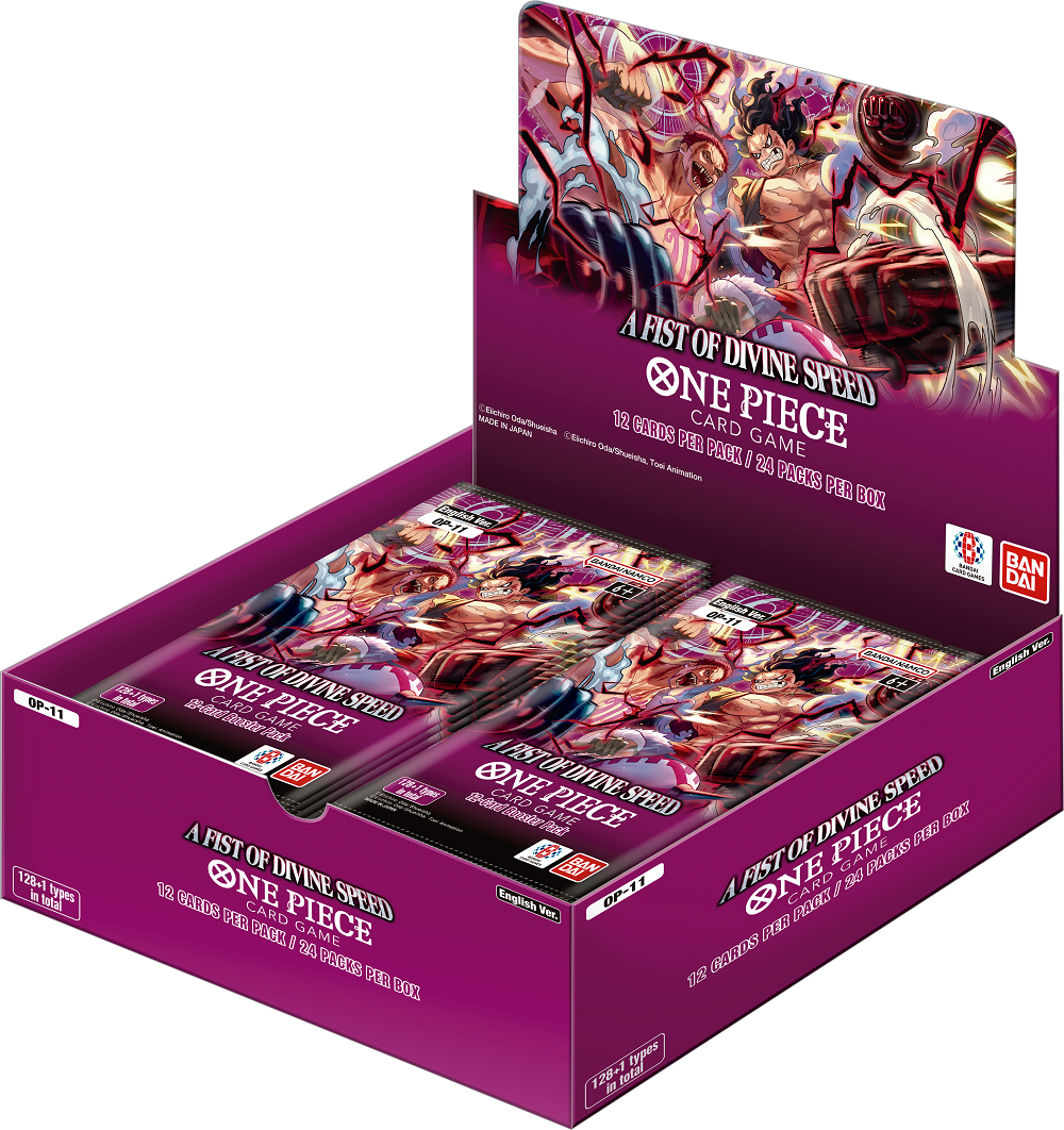ONE PIECE CG OP-11 A FIST OF DIVINE SPEED BOOSTER Pack | L.A. Mood Comics and Games