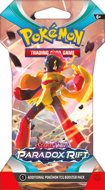SLEEVED POKEMON SV4 PARADOX RIFT PACK | L.A. Mood Comics and Games