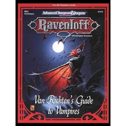 AD&D Ravenloft Van Richten's Guide to Vampires (USED) | L.A. Mood Comics and Games