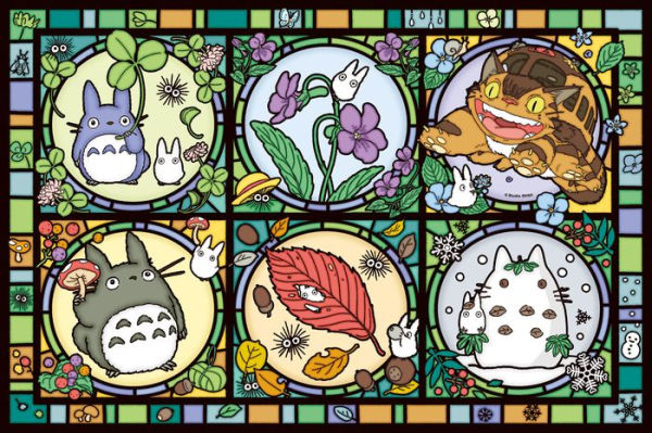 Ensky Artcrystal Puzzle 1000pc "My Neighbor Totoro" (Season's Tidings) | L.A. Mood Comics and Games