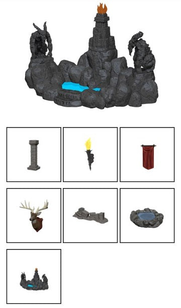 WIZKIDS UNPAINTED MINIS WV11 POOLS AND PILLARS | L.A. Mood Comics and Games