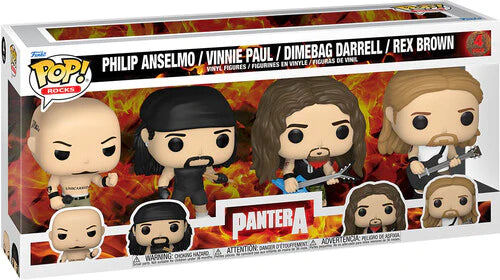 POP! MUSIC PANTERA (4PK) | L.A. Mood Comics and Games