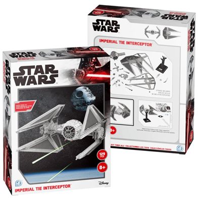 4D Puzzle: Star Wars - Imperial TIE Interceptor | L.A. Mood Comics and Games