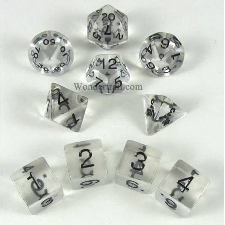 Translucent: 10Pc Clear / Black | L.A. Mood Comics and Games