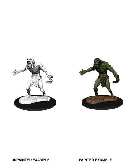 D&D Unpainted Miniatures - Raging Troll | L.A. Mood Comics and Games