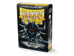 Dragon Shield Classic Sleeve - Black ‘Locus’ 60ct | L.A. Mood Comics and Games
