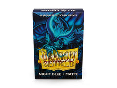 Dragon Shield Matte Sleeve - Night Blue ‘Delphion’ 60ct Yugioh | L.A. Mood Comics and Games