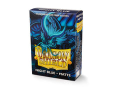 Dragon Shield Matte Sleeve - Night Blue ‘Delphion’ 60ct Yugioh | L.A. Mood Comics and Games