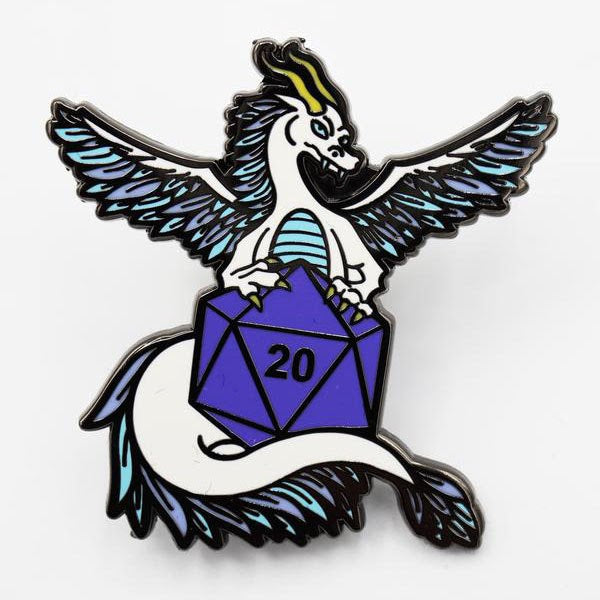 Dice Dragons Pin: Air | L.A. Mood Comics and Games