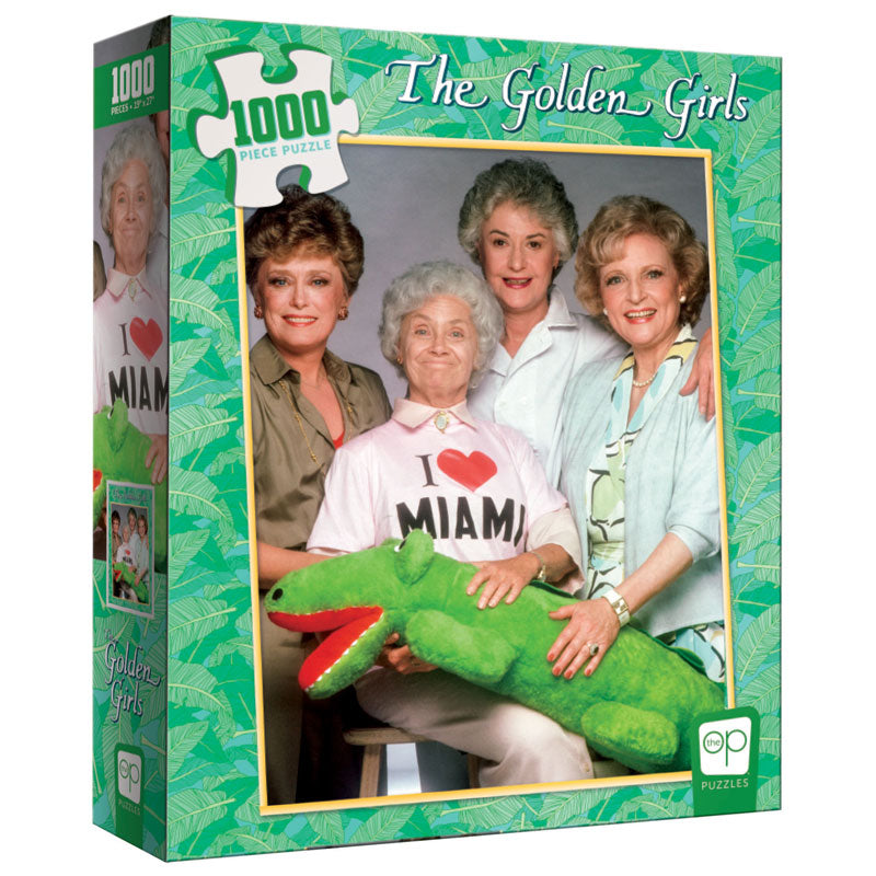 GOLDEN GIRLS 1000 PC PUZZLE "I Heart Miami" | L.A. Mood Comics and Games